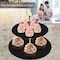 Nutrichef Two-Tier Stone Slate Cake Stand PKCKSTD10 - alternate 4